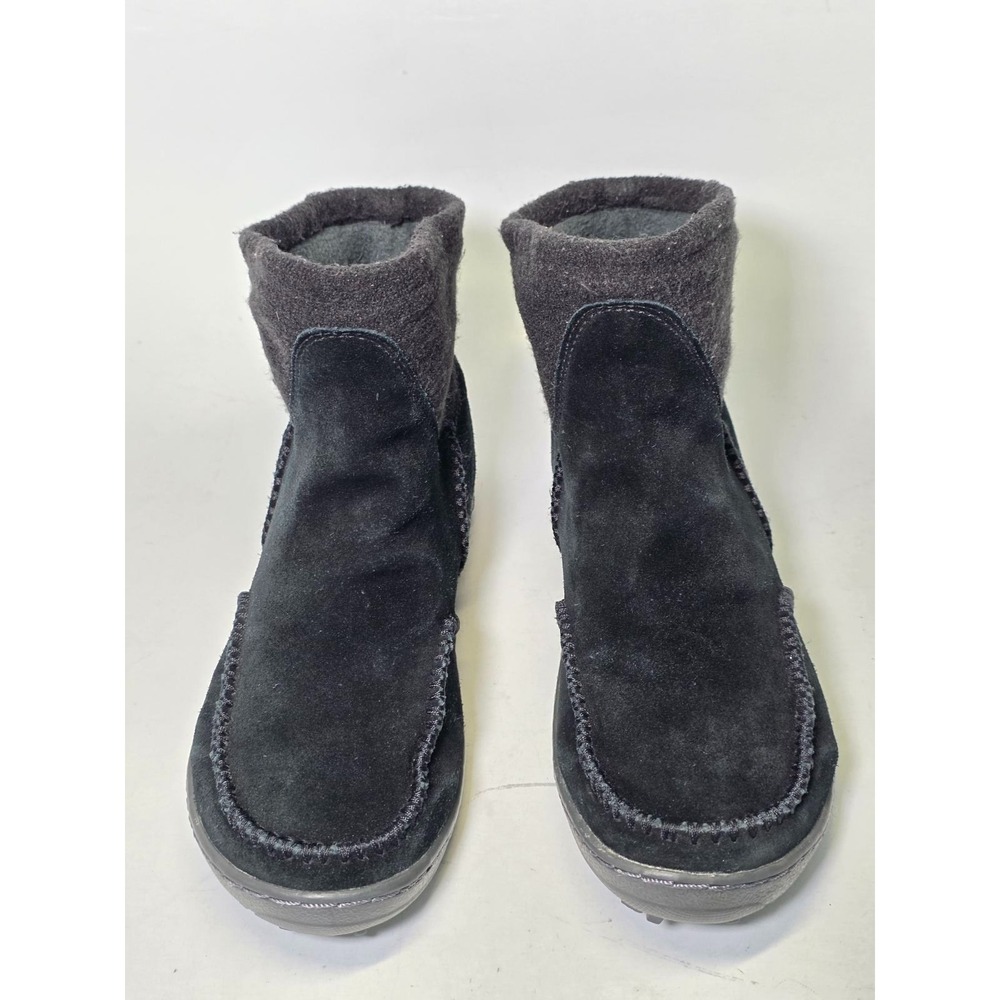 Columbia Omni Women's Boots Size 7 UK 5 EU 38 Black Suede Pull On Shoes YL5158 - Picture 14 of 14